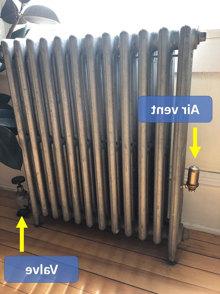 Radiator, with value & air vent