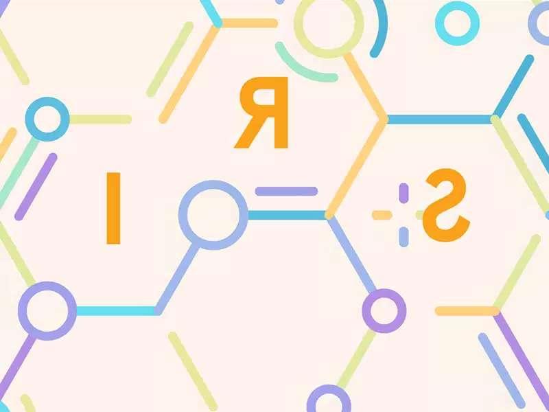 Chemistry graphic with SRI embedded in the compostion